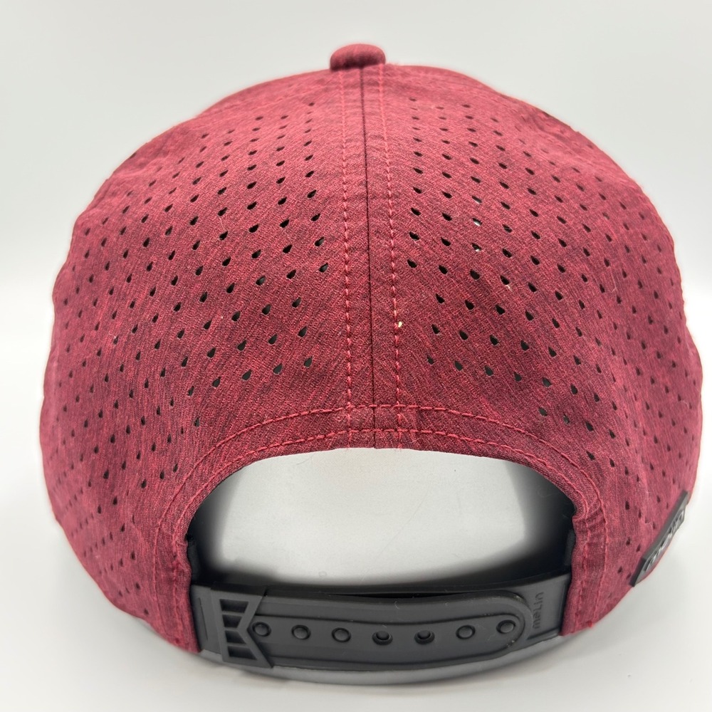 Melin A Game Hydro Snapback 58 CM Hat Men Maroon Heathered Performance Golf - Picture 4 of 10